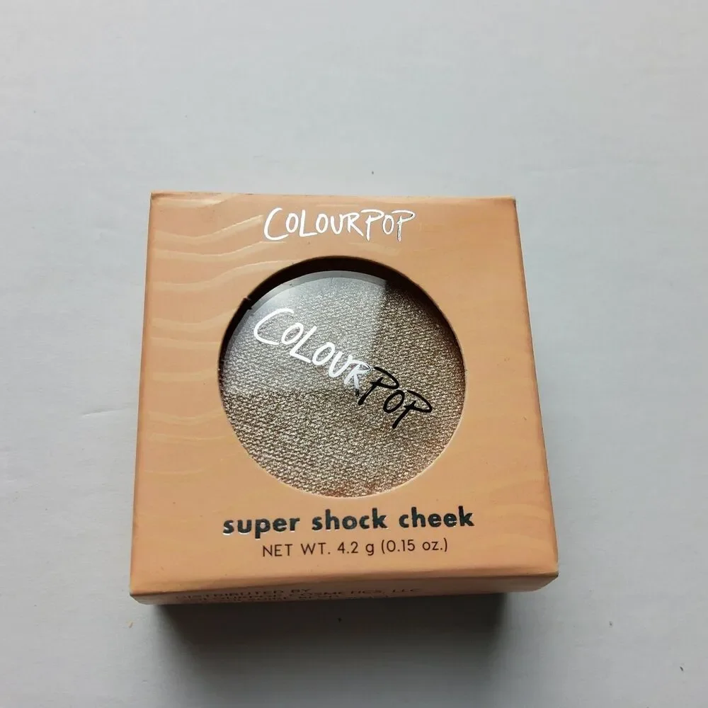 ColourPop Super Shock Cheek Pearlized Flexitarian 4.2g With Mini Kabuki, New